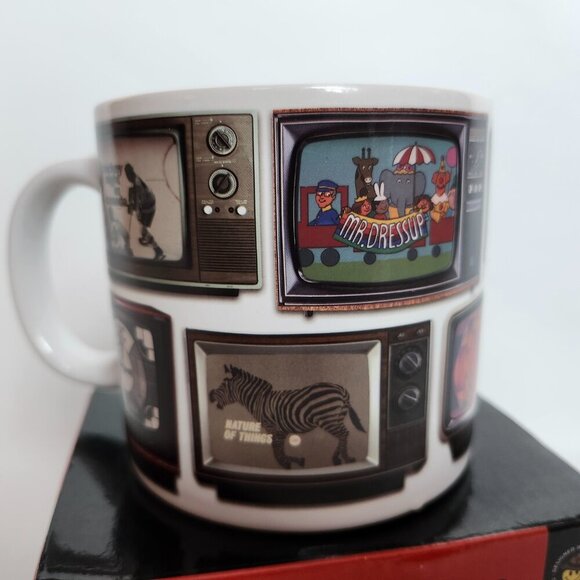CBC Retro Television Mug Main and Local New in Box Heat Reactive BNIP - Picture 3 of 12